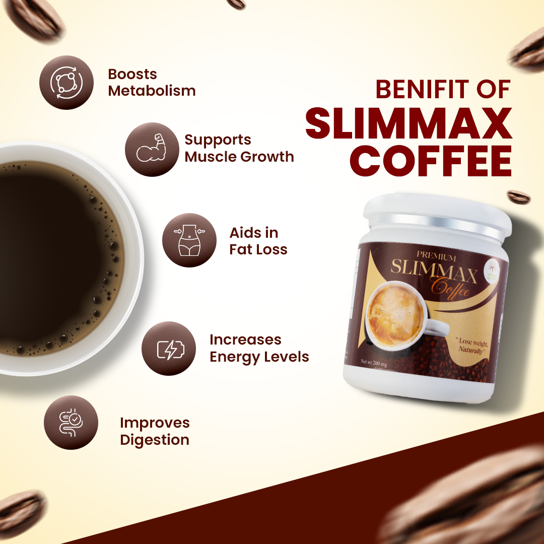 Slimmax Coffee – 30-Day Weight Loss Blend with Ayurvedic Superfoods